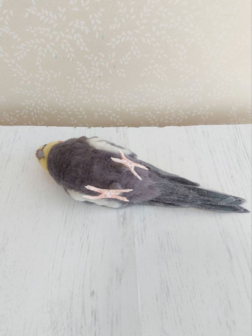 羊毛フェルト　オカメインコ