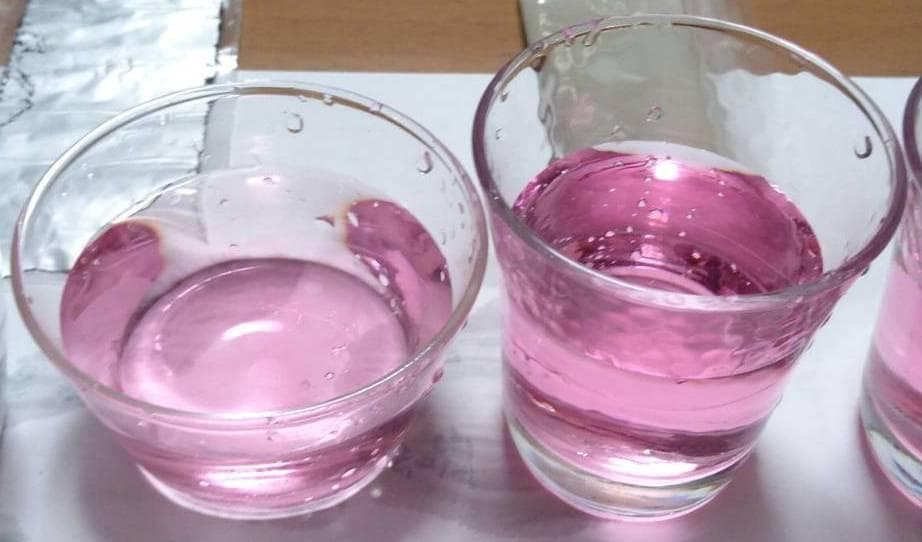 テラヘルツ鉱石を入れたアンクレット 長さ25cm ２本入り オレンジ色