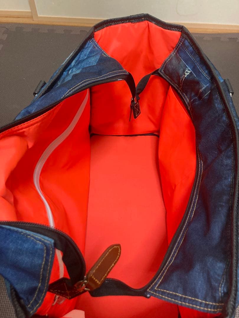 【しん】EDWIN GOLF デニム風キャディ• サブ•ボストンバッグ3点