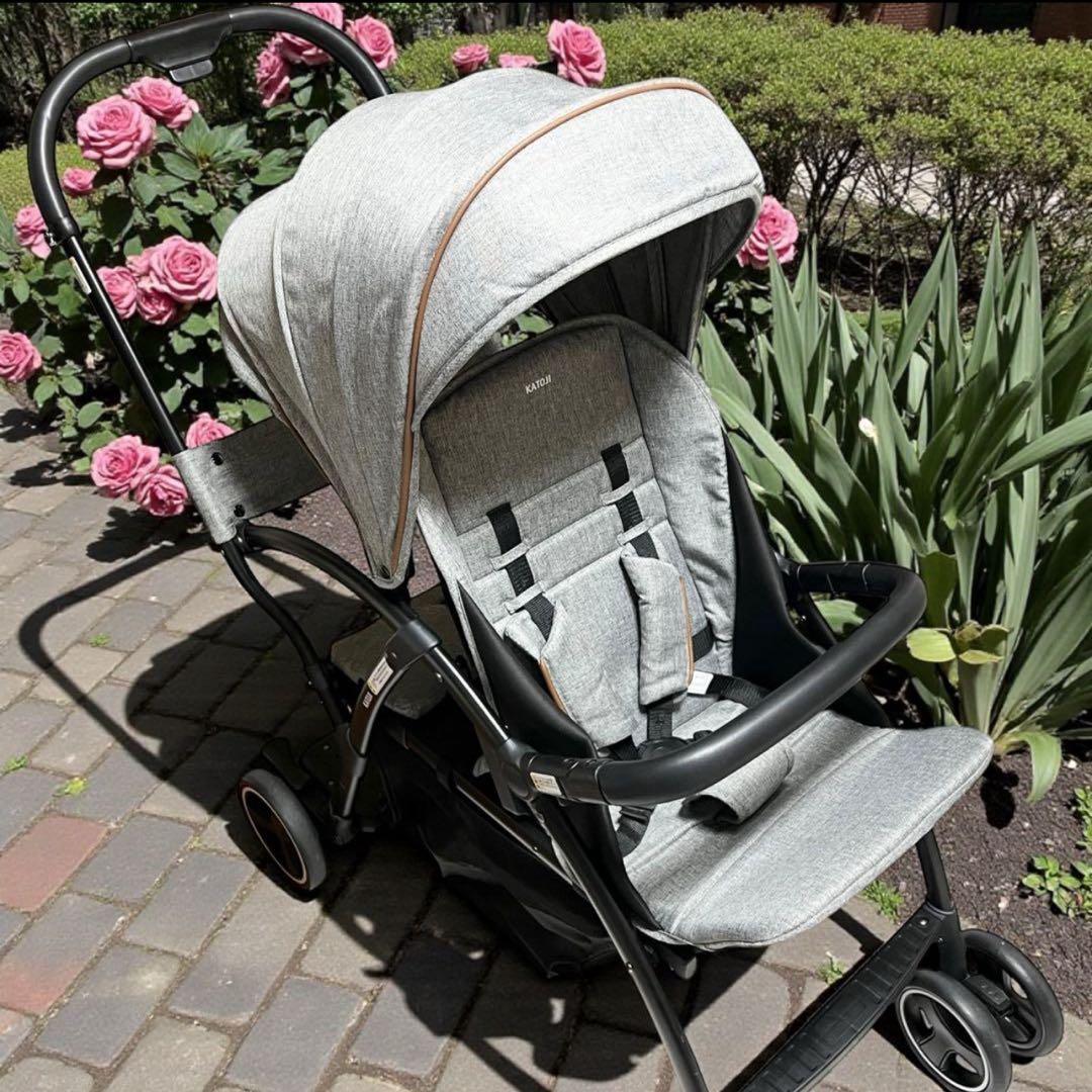 【未使用級美品】 2-Seater 2人乗り　双子 ベビーカー　KATOJI