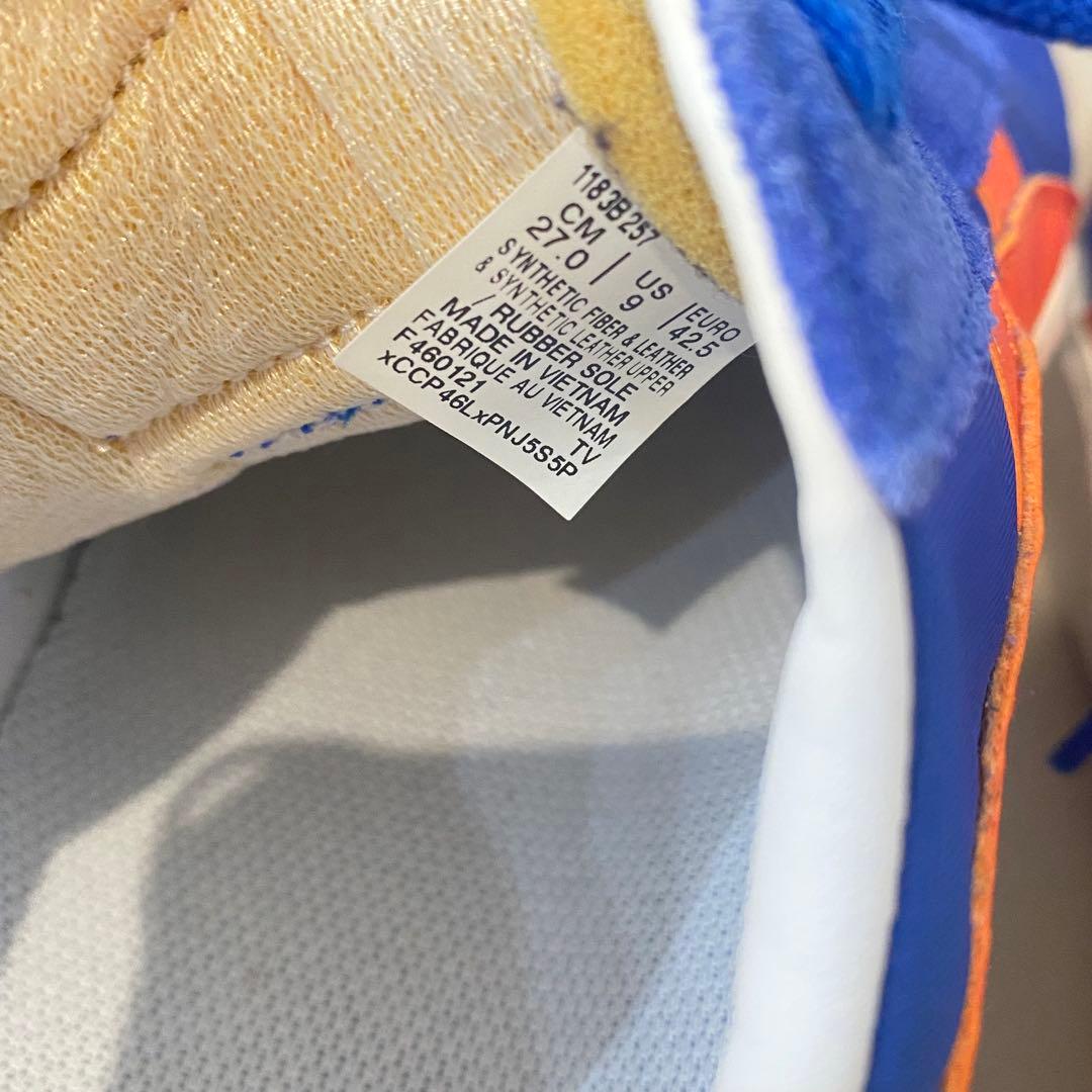 【美品】オニツカタイガー アクロモント スニーカー ブルー 27.0㎝