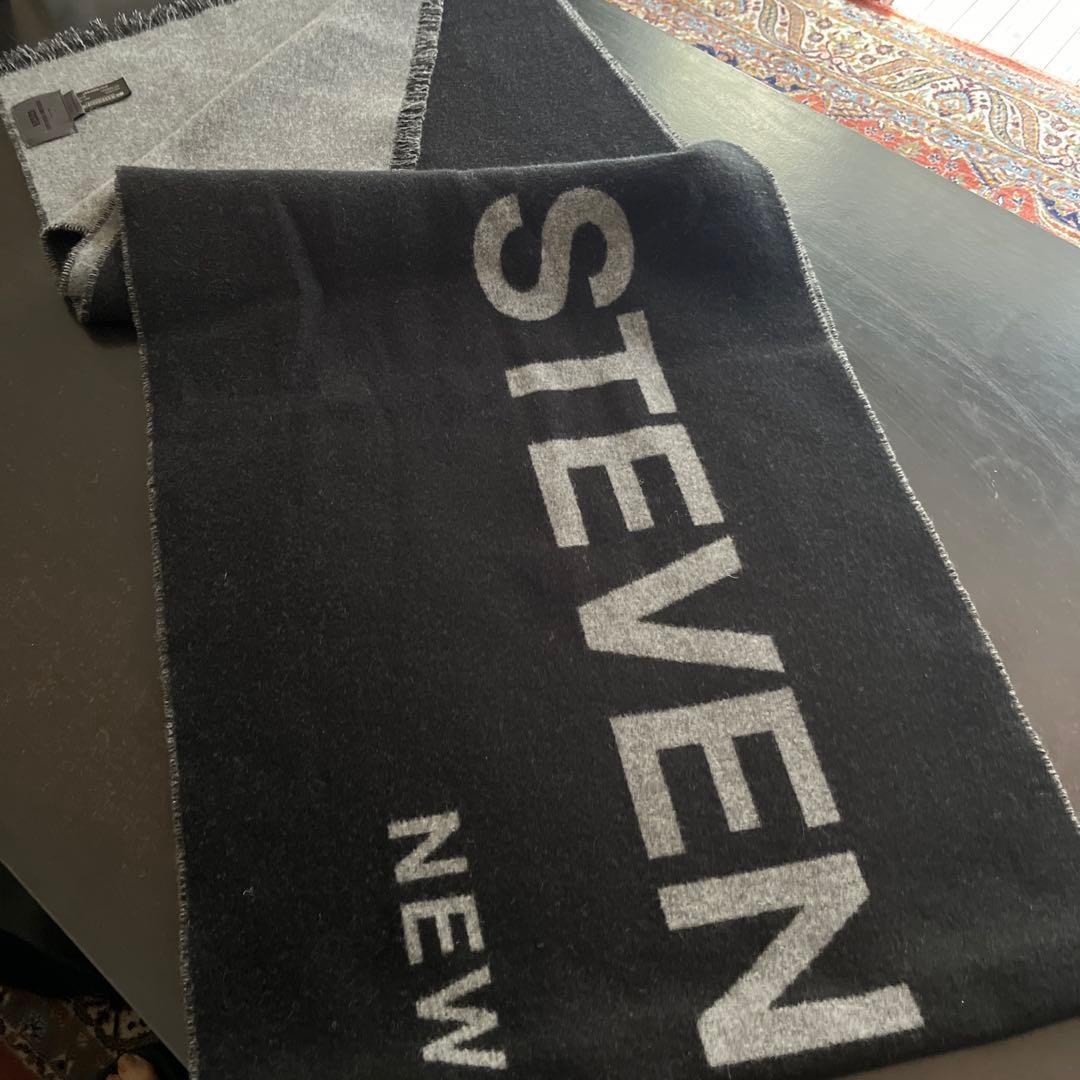 ZARA STEVEN MEISEL スカーフ 大判マフラー ウール100%