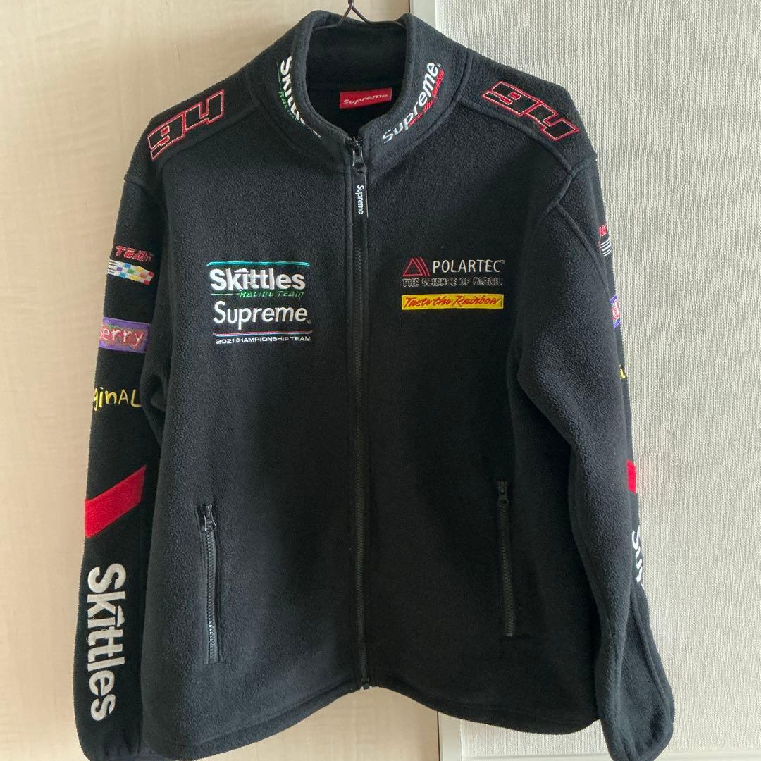 ジャケット・アウター Supreme Skittles Polartec Jacket Bl