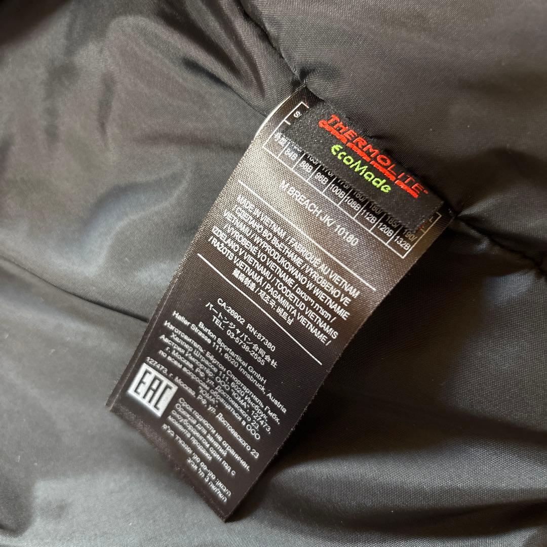 バートン スノーボードウェア ブラック XLサイズ