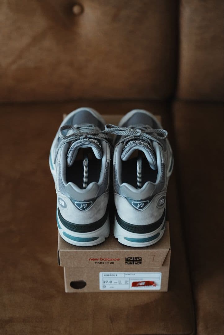New Balance 991v2 グレー