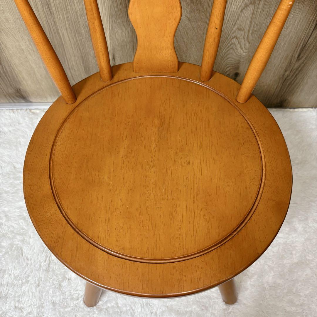 極美品　飛騨産業　回転椅子 ダイニングチェア 2脚セット　送料込み