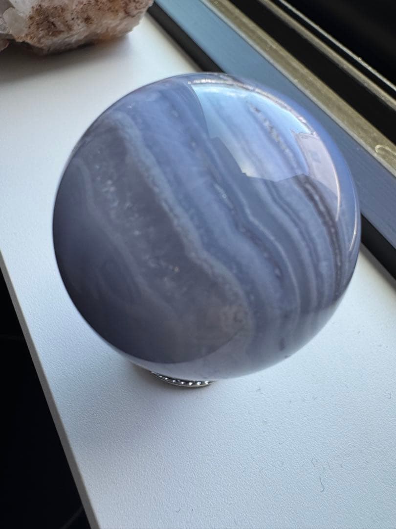 こはみつ　ナミビア産ブルーレースアゲートスフィア