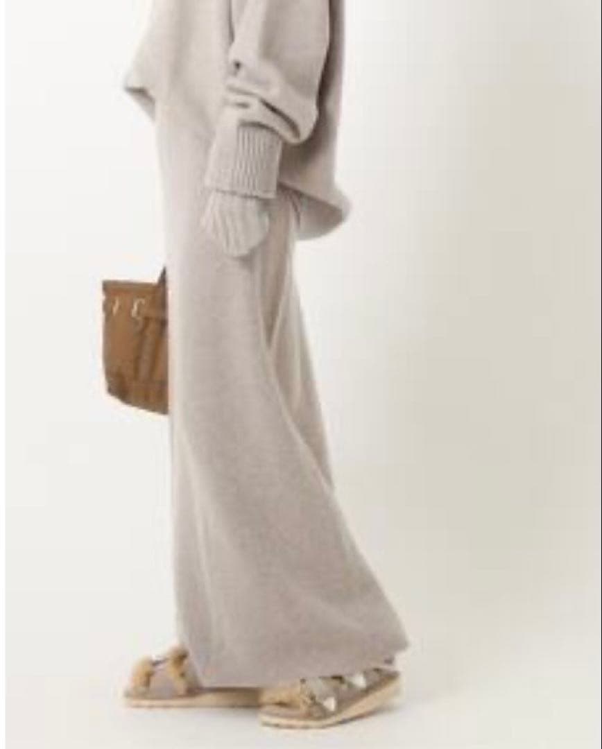 EVERYDAY I LIKE cashmere ニット　マキシスカート
