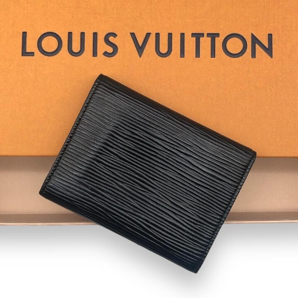 【美品】ルイヴィトン エピ ポルトモネ サーンプル ケース ブラック