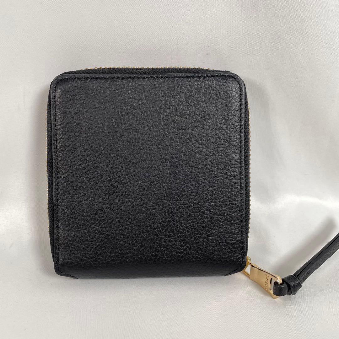 未使用 russet ラシット 二つ折り財布 エンボスモノグラム レザー