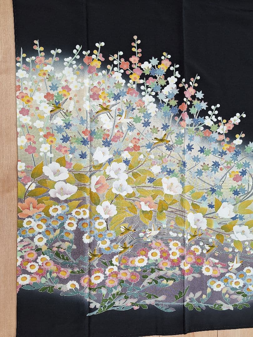 着物リメイクワンピース3694