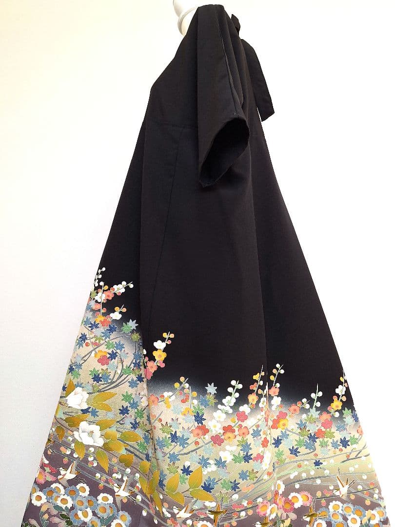 着物リメイクワンピース3694