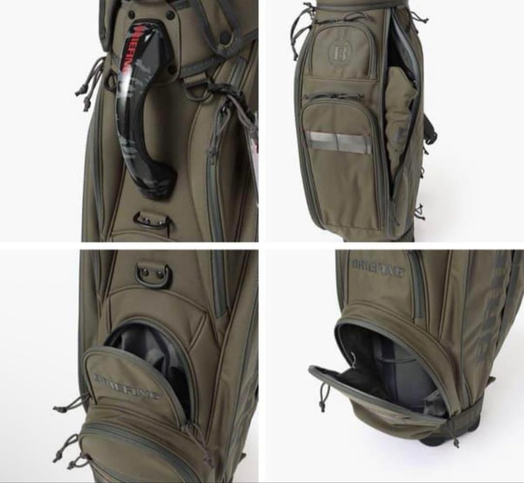 テ*ロ様 ブリーフィング　CR-5 キャディバッグ　レンジャーグリーン