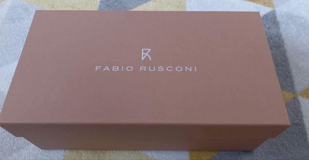 ファビオルスコーニ レザー ブラック チャンキーヒール 現行 24cm