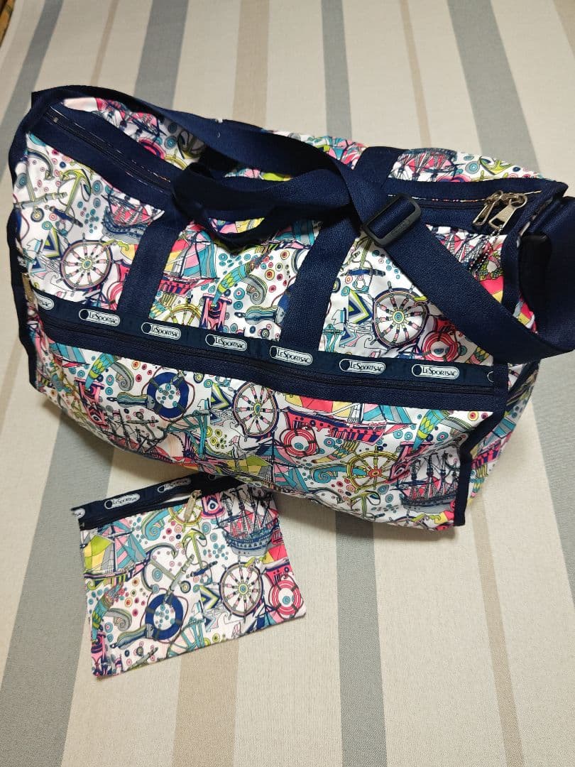 LeSportsac ボストンバッグ 　ポーチ付き