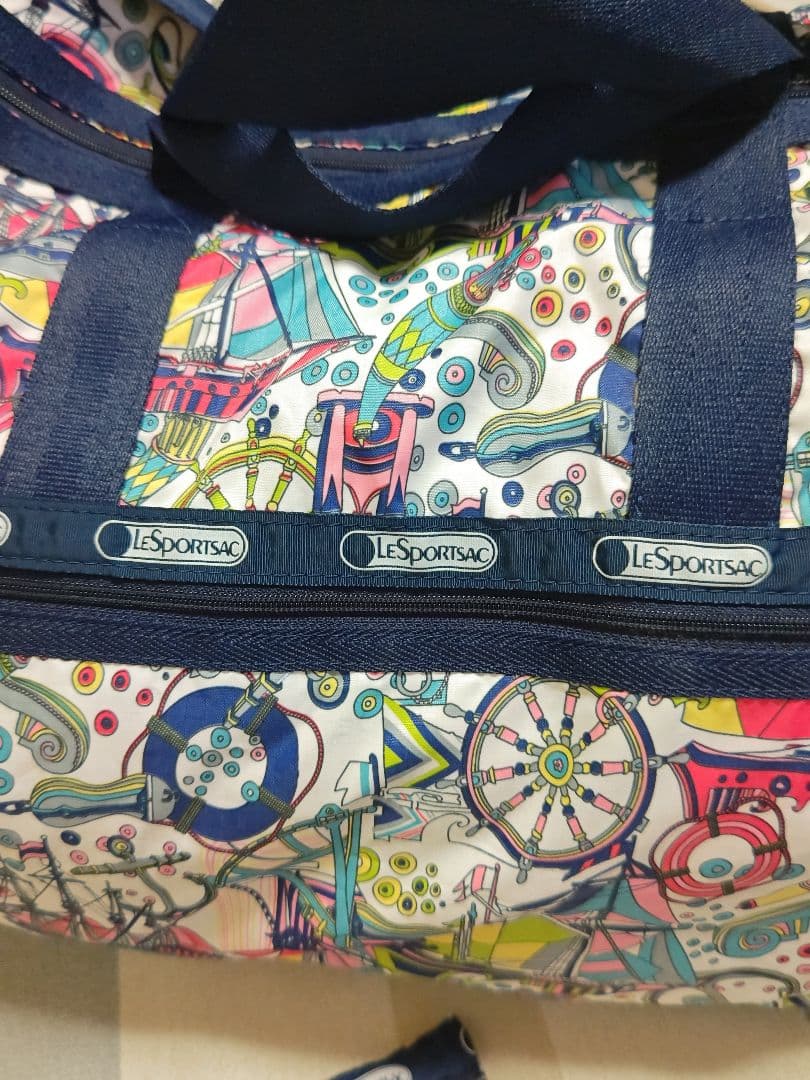 LeSportsac ボストンバッグ 　ポーチ付き