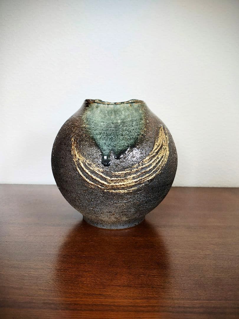 【セール】信楽焼　花瓶　花器　壺　伝統工芸品