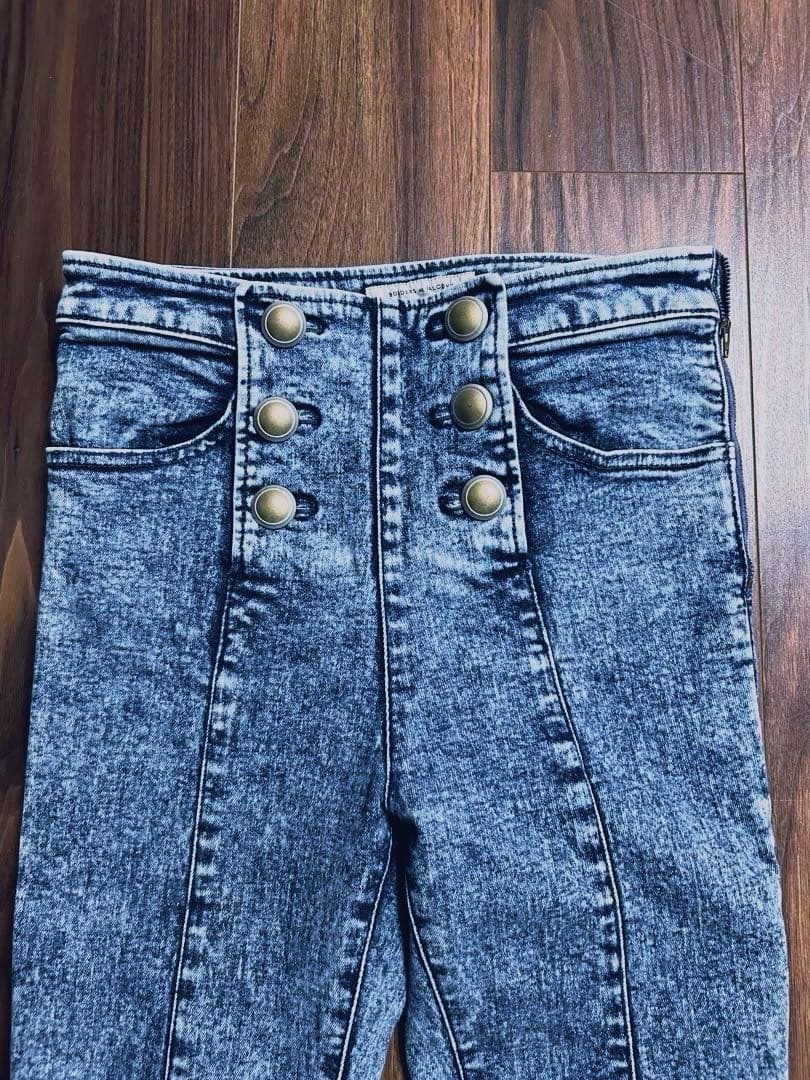 BORDERS at BALCONY セーラーデニム 36 スキニー