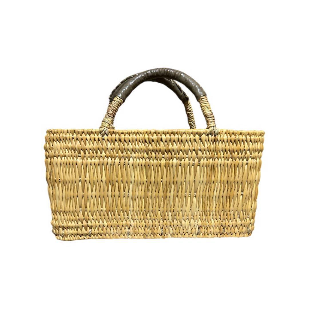カゴバック　インテリア雑貨　編みカゴ　籐バック　小物入れ　ハンドバック