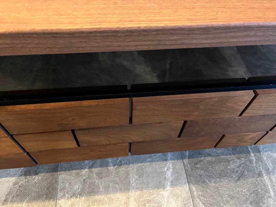 ニトリ テレビ台 ローボード(ブロリックMBR) 150cm