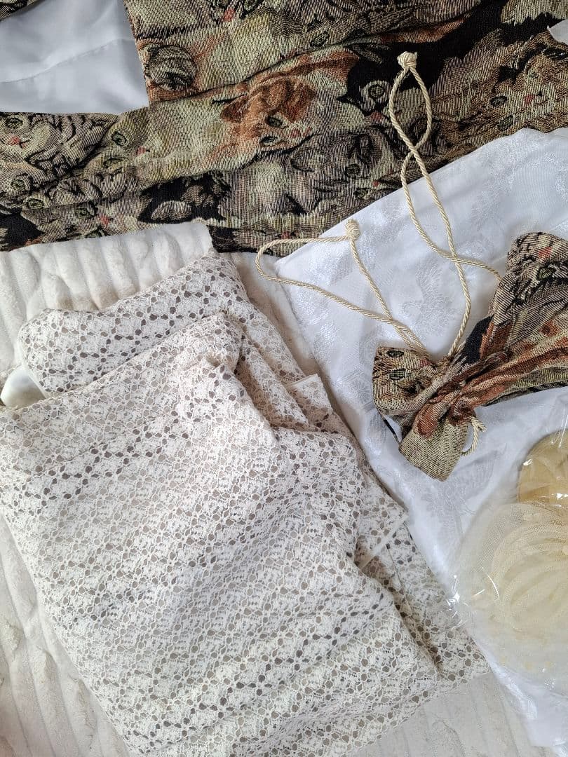 utatane 女の子用着物セット 　被布　3歳　七五三　ひよこ商店