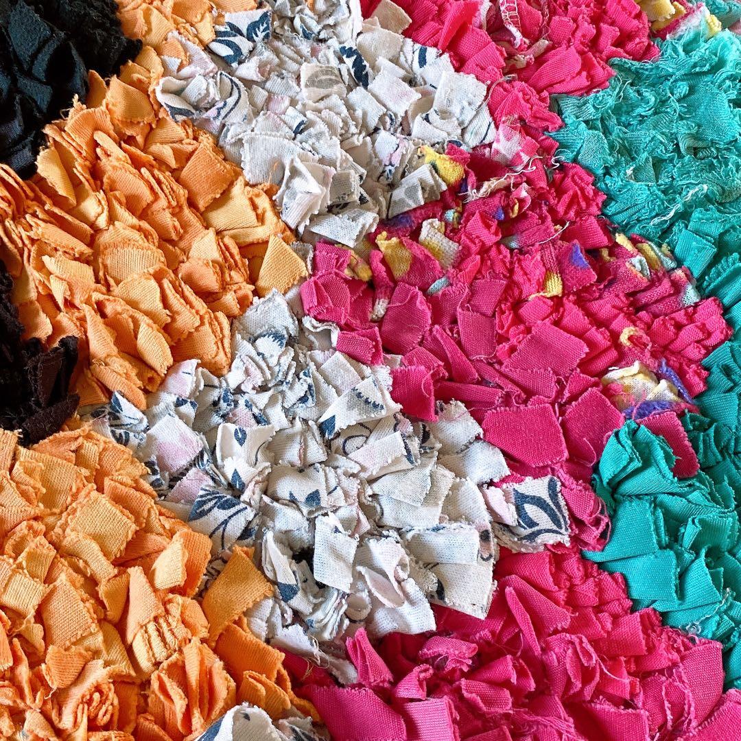 モロッコ ボシャルウィット Boucherouite ラグ カーペット①