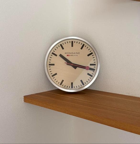 た*4様 MONDAINE モンディーン 掛け時計 25cm スイス国鉄公式