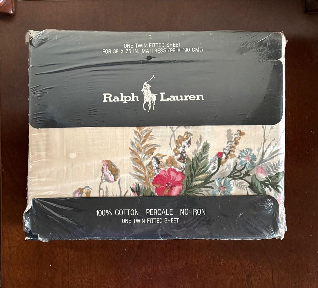 Ralph Laurenホームコレクション シングルシーツ 2枚セット【未開封】