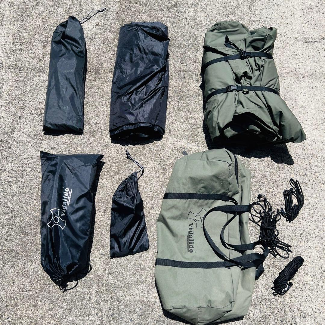 Vidalidoヴィダリド パップテント tc 軍幕テント ソロ 1-2人用