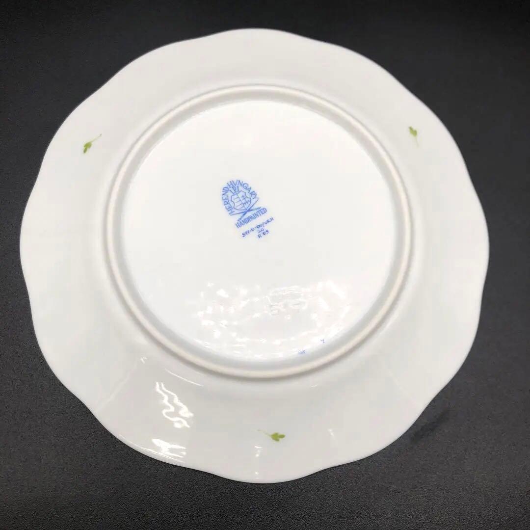 R【未使用品】HEREND ヘレンド 洋食器 ウィーンの薔薇　プレートセット