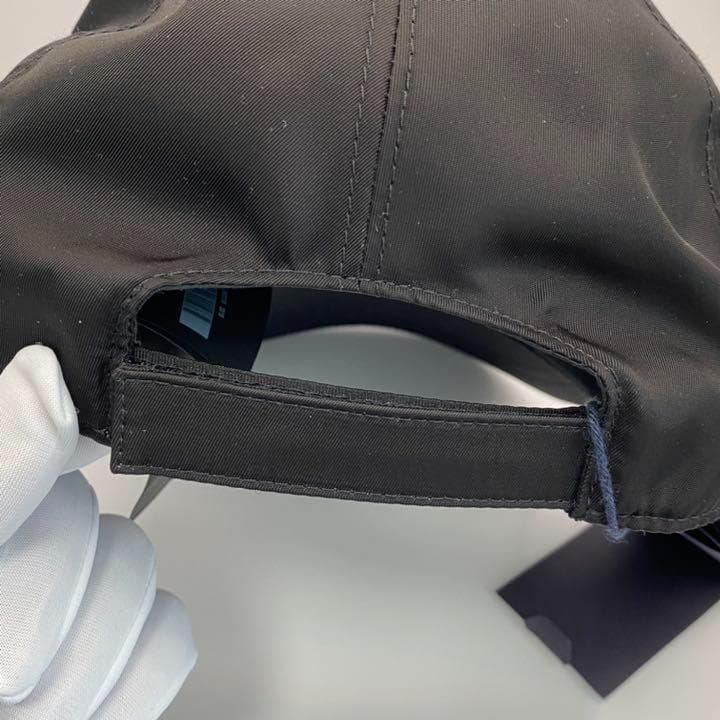 PRADA（プラダ） ナイロンキャップ 帽子 ブラック Sサイズ