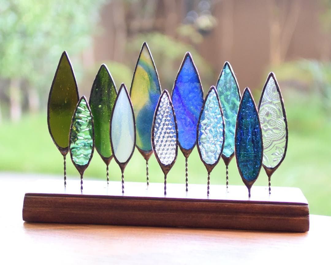 売約済み。木立ち　ステンドグラス(STG114)