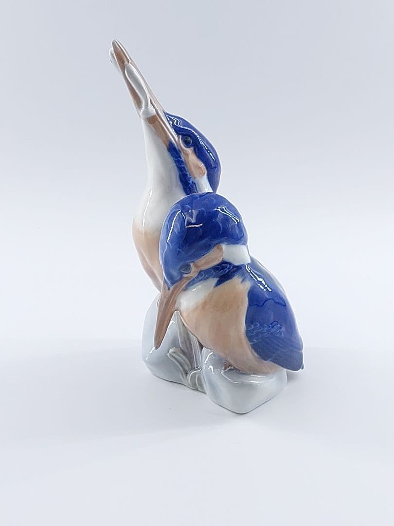 ロイヤルコペンハーゲン カワセミ フィギュリン 鳥 陶器 置物 高さ18.2cm