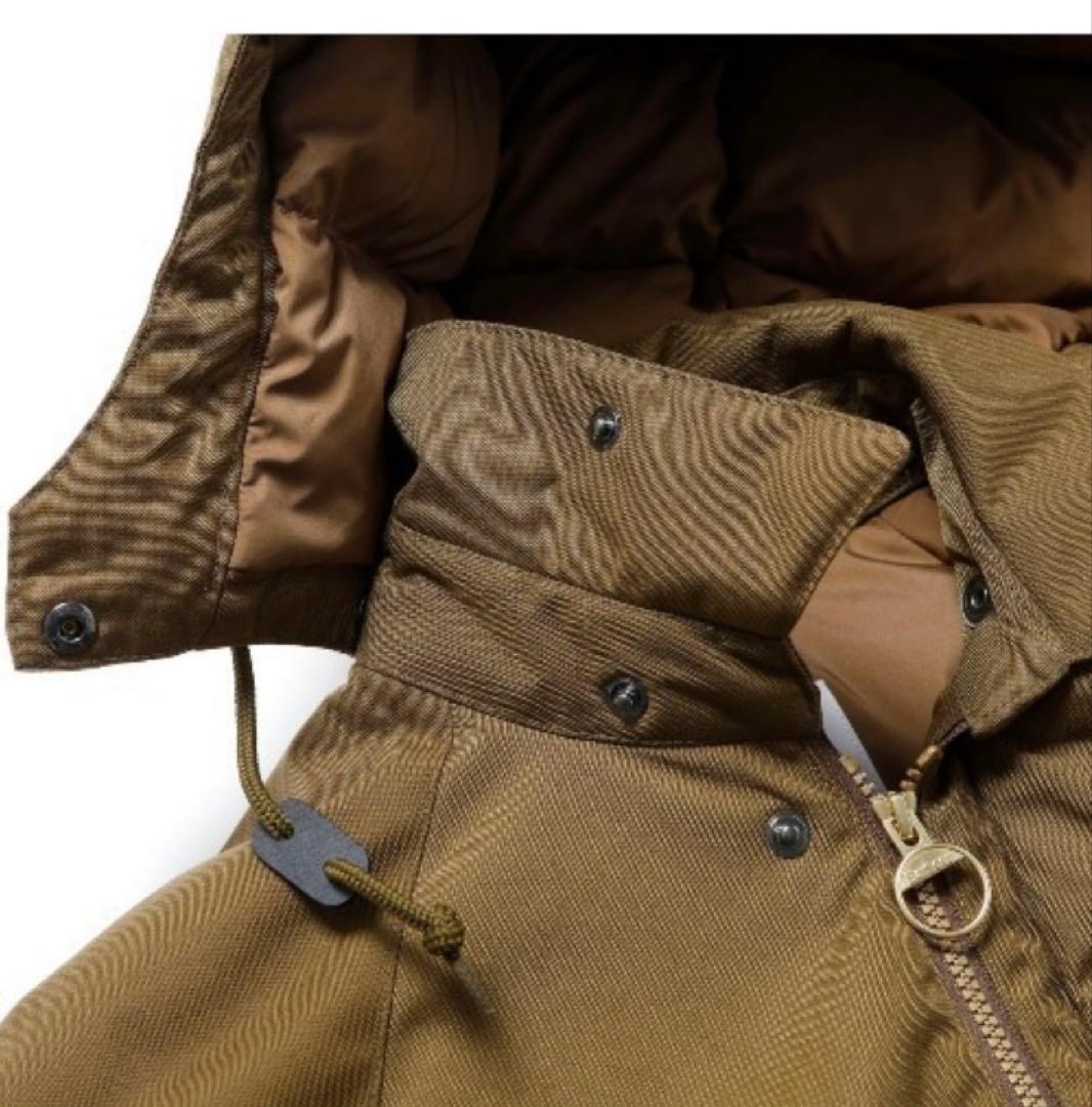 Barbour ダウンロングコート　バブアー　オリーブ　10