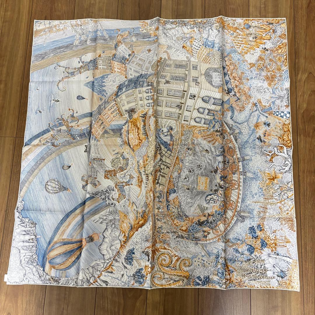 【エルメス】スカーフ　カレ90