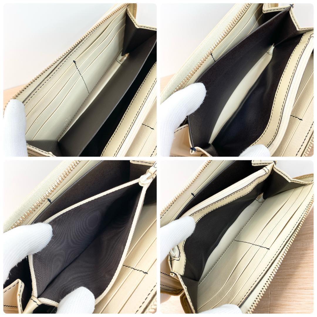 グッチ ラウンドファスナー 長財布 財布 キャンバス グッチロゴ ネイビー 青系