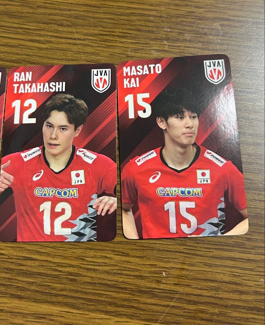 日本バレーボール協会 選手カードセット