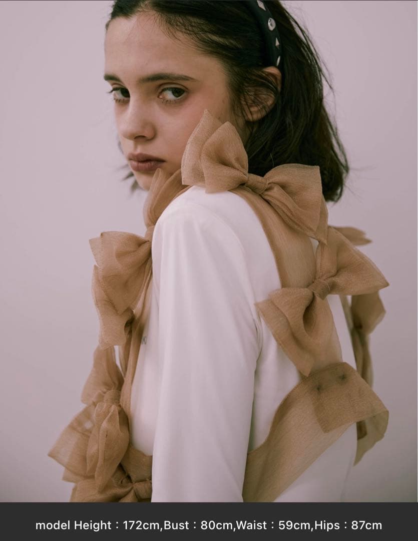 Carmelo Tulle ribbon harness リボンハーネス