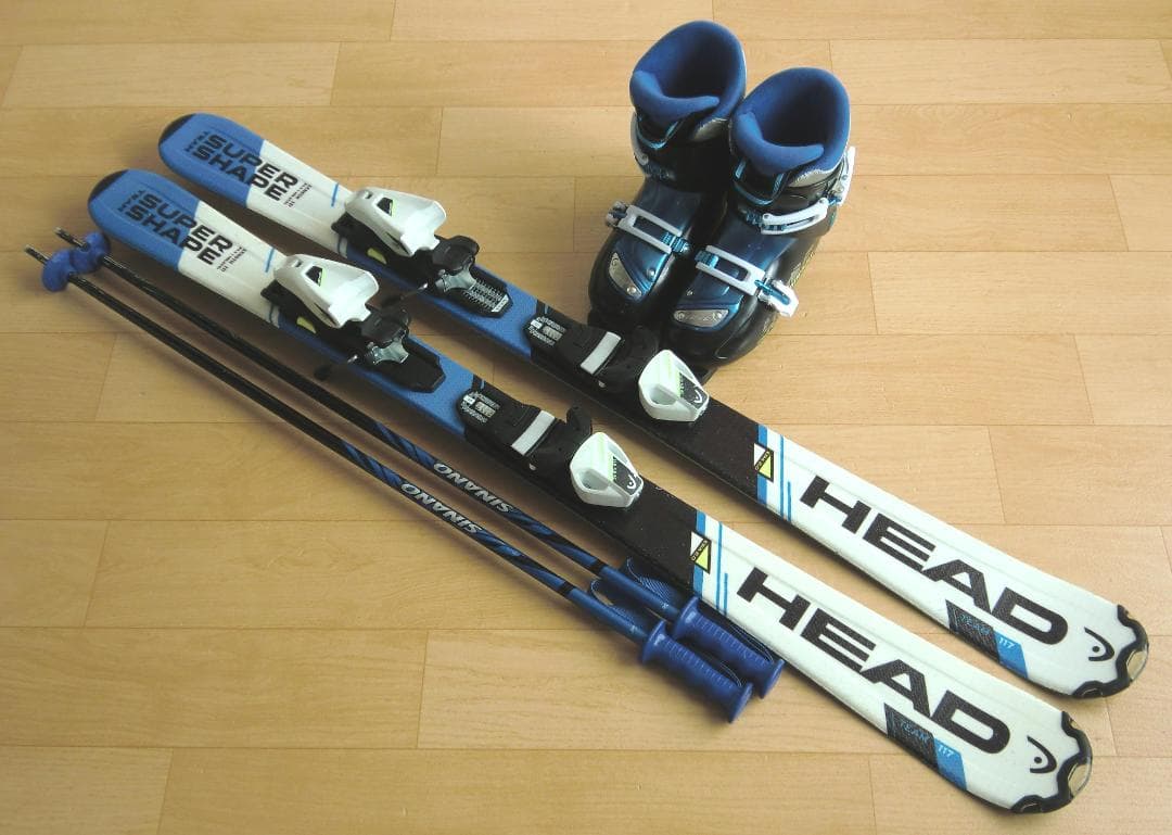 ■■1月限定■送料無料■HEAD■子供用スキーセット■117/22■WAX済■■