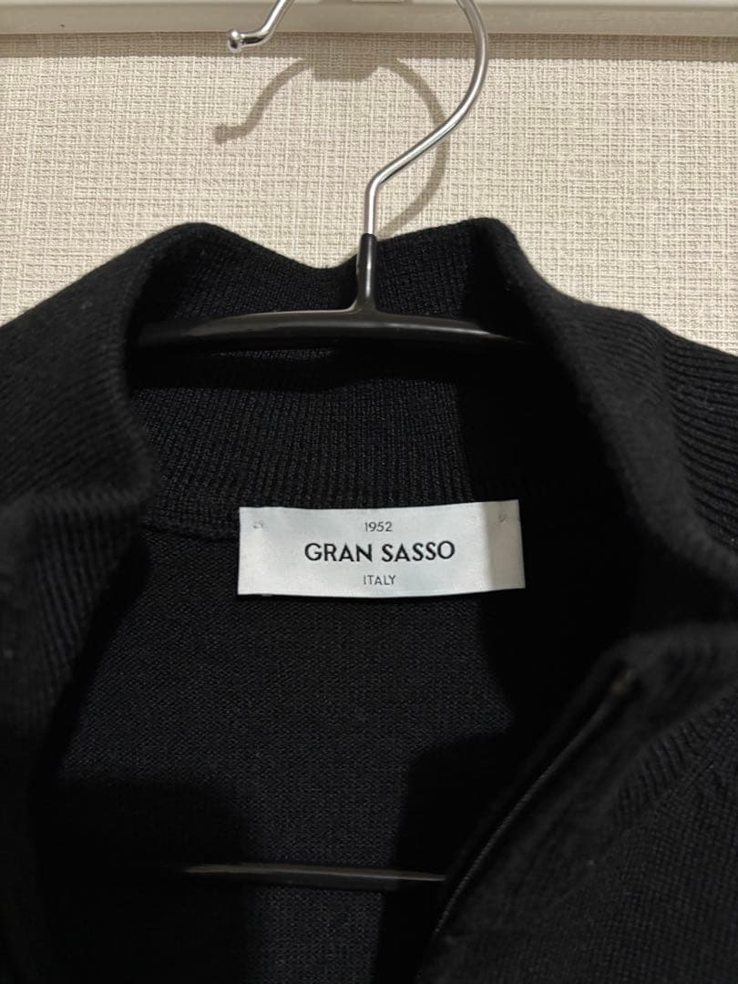 グランサッソ Gran Sasso ジップアップカーディガン