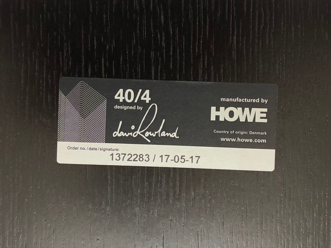 【希少•美品】HOWE名作「40/4」スタッキングチェア木製フレーム/artek