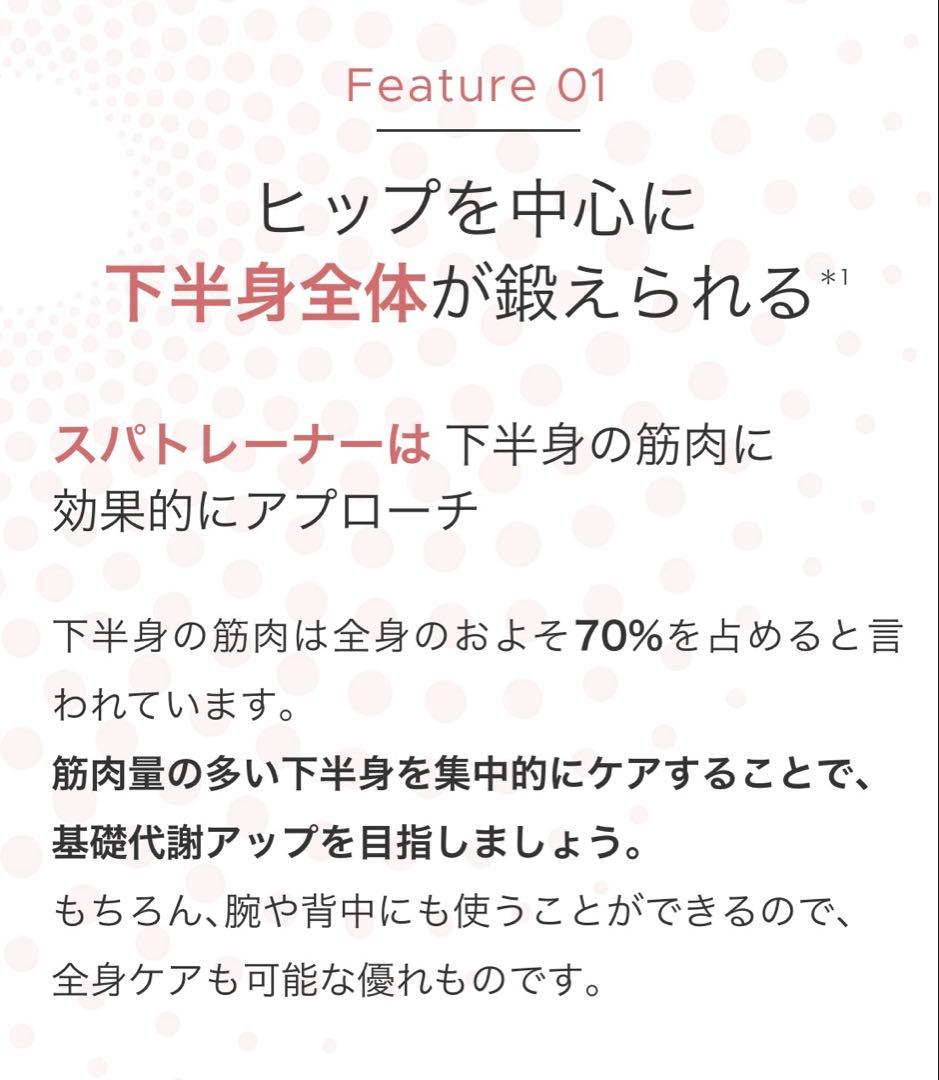 ミーゼ スパトレーナー 家庭用美容器 EMSマット YA-MAN