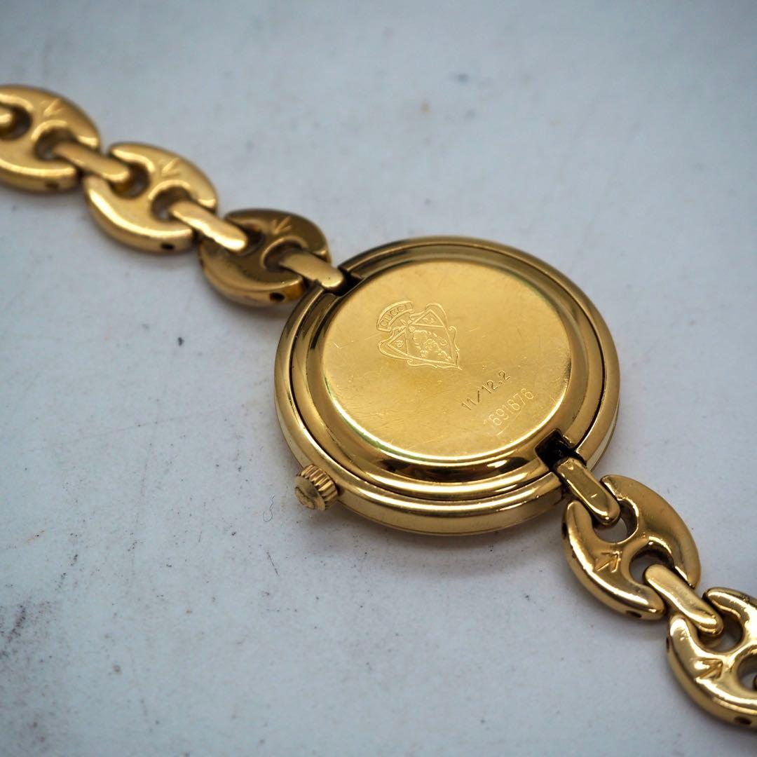 242 稼働【美品】GUCCI 時計　箱付き チェンジベゼル　6色　ゴールド