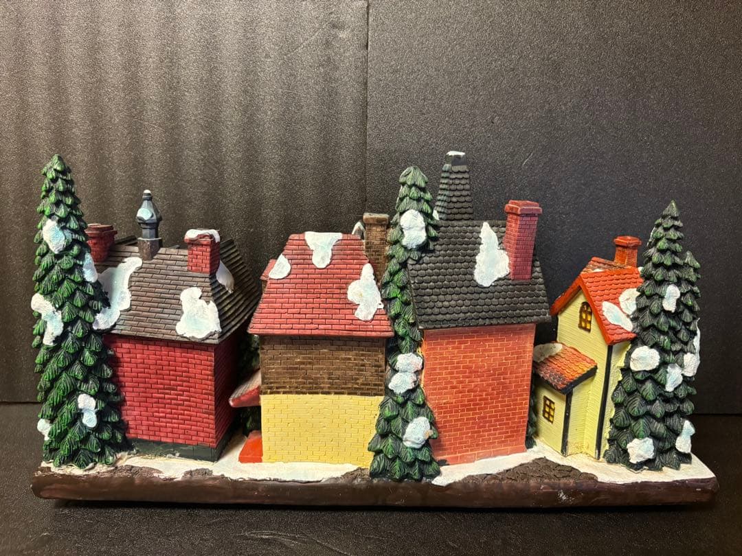 51cmクリスマスビレッジ ハウスライト イルミネーション ジオラマタウン