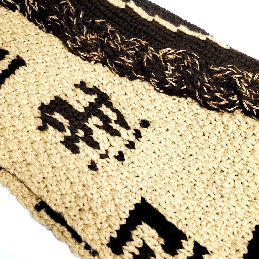 新品 KAPITAL 手編みマフラー キャピタル Kountry カウチン 縮絨