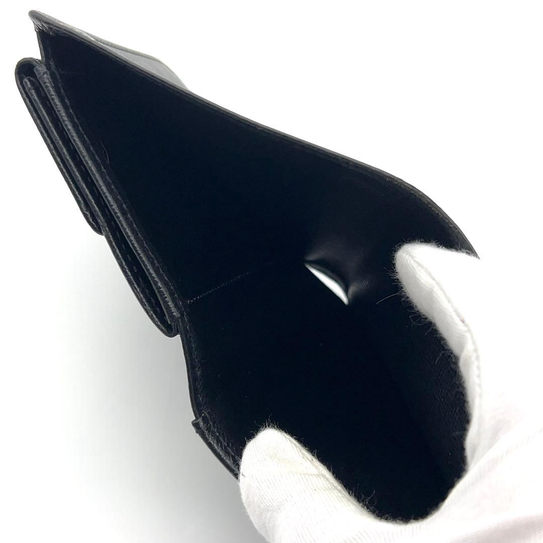 【極美品】ルイヴィトン タイガ 二つ折り財布 黒 ブラック メンズ
