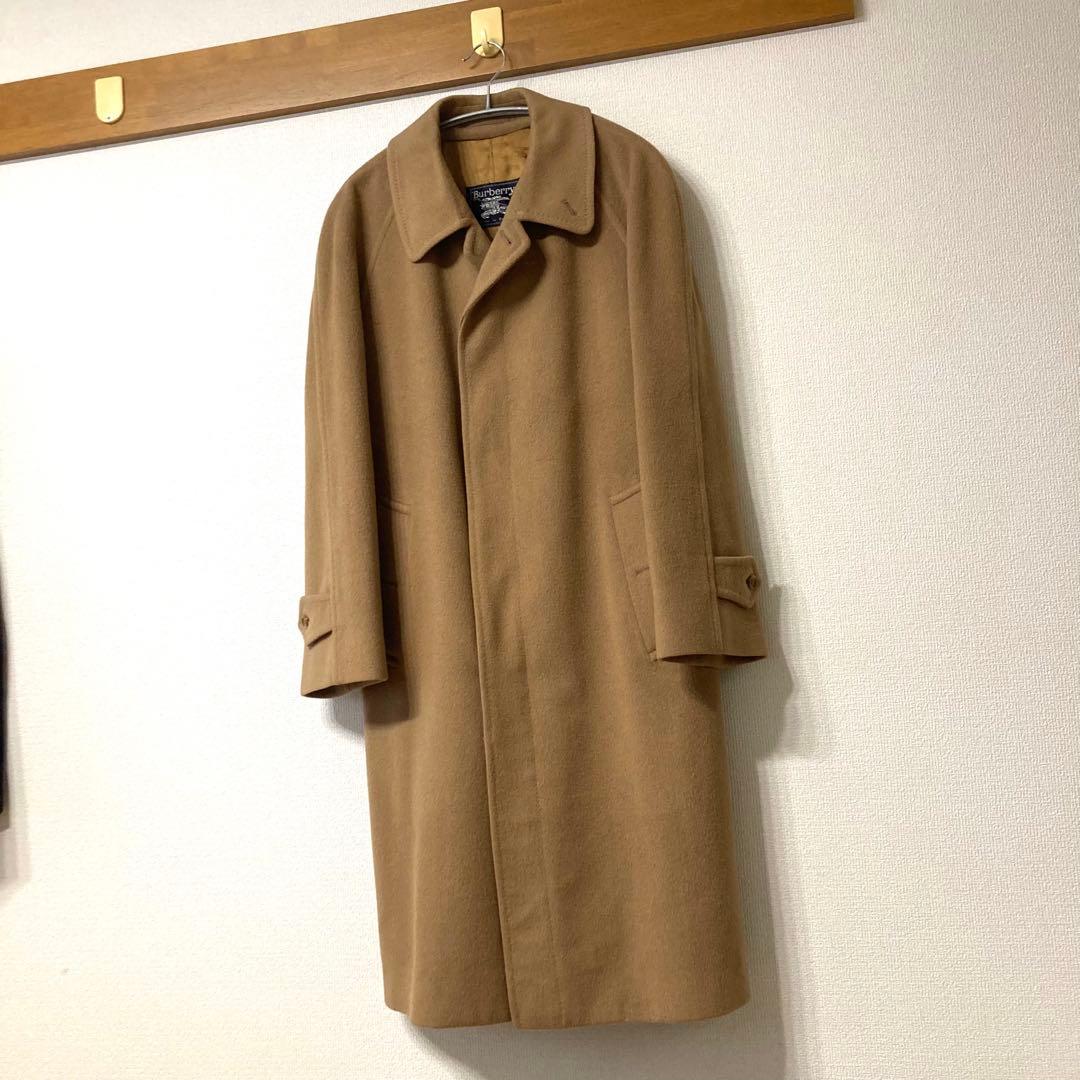 【美品】80s BURBERRYカシミヤ コート