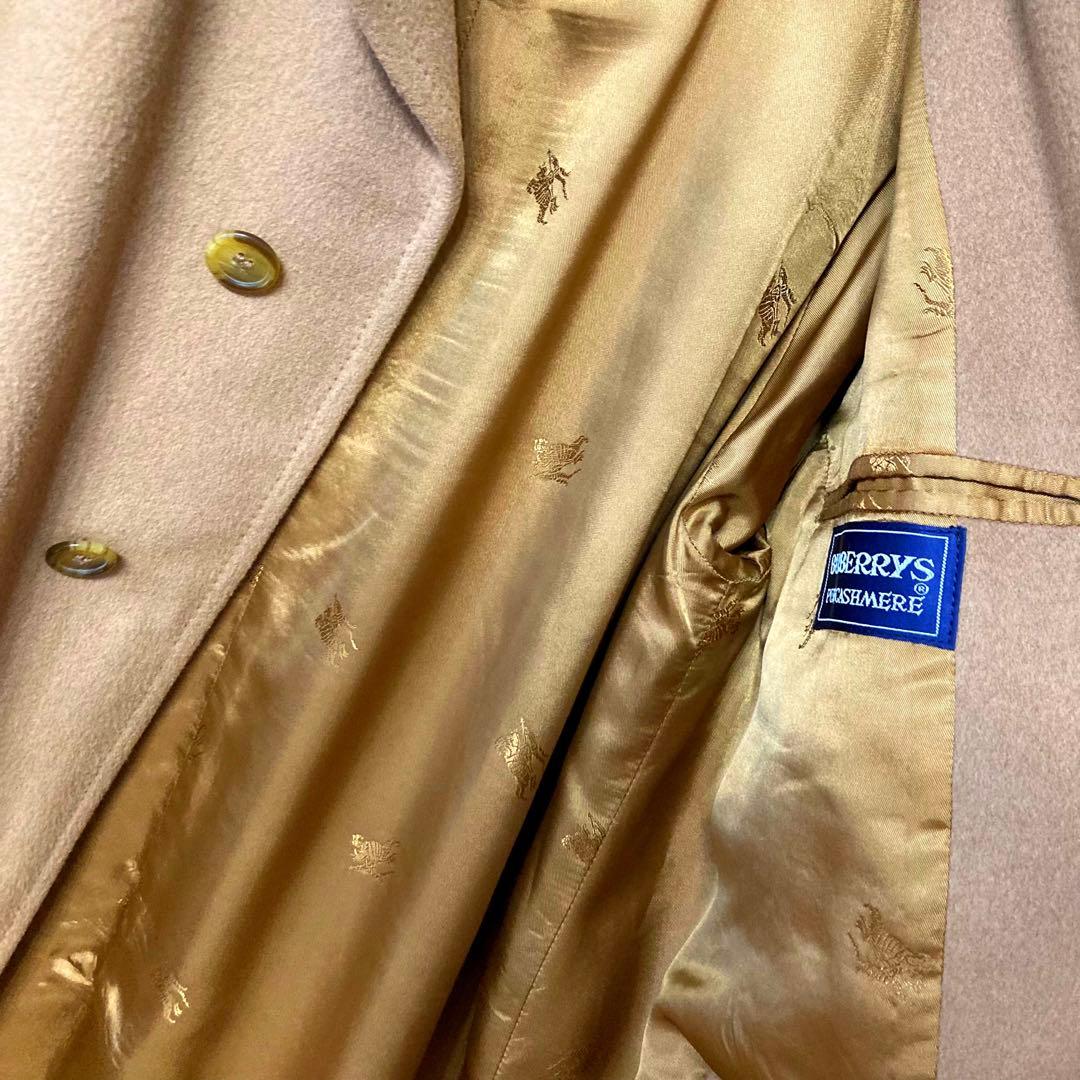 【美品】80s BURBERRYカシミヤ コート