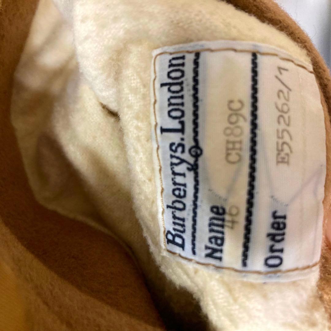 【美品】80s BURBERRYカシミヤ コート