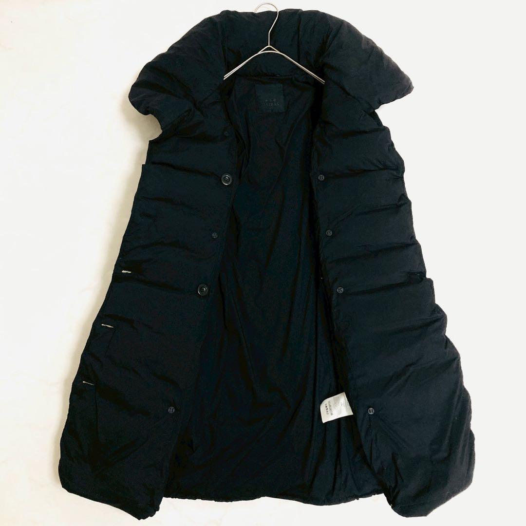 美品✨️タトラス　アゴーニャ　ダウンコート　ダブルブレスト　女優襟　ブラック　03